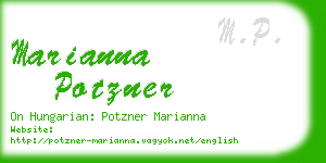 marianna potzner business card